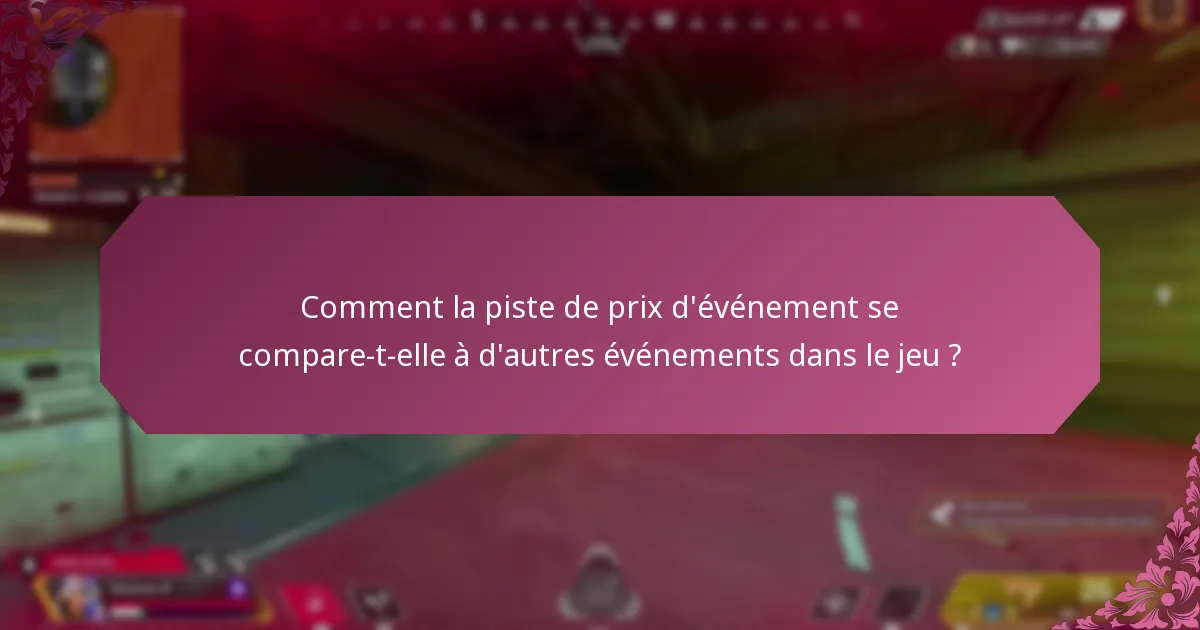 Quels sont les avantages de participer à la piste de prix d’événement ?