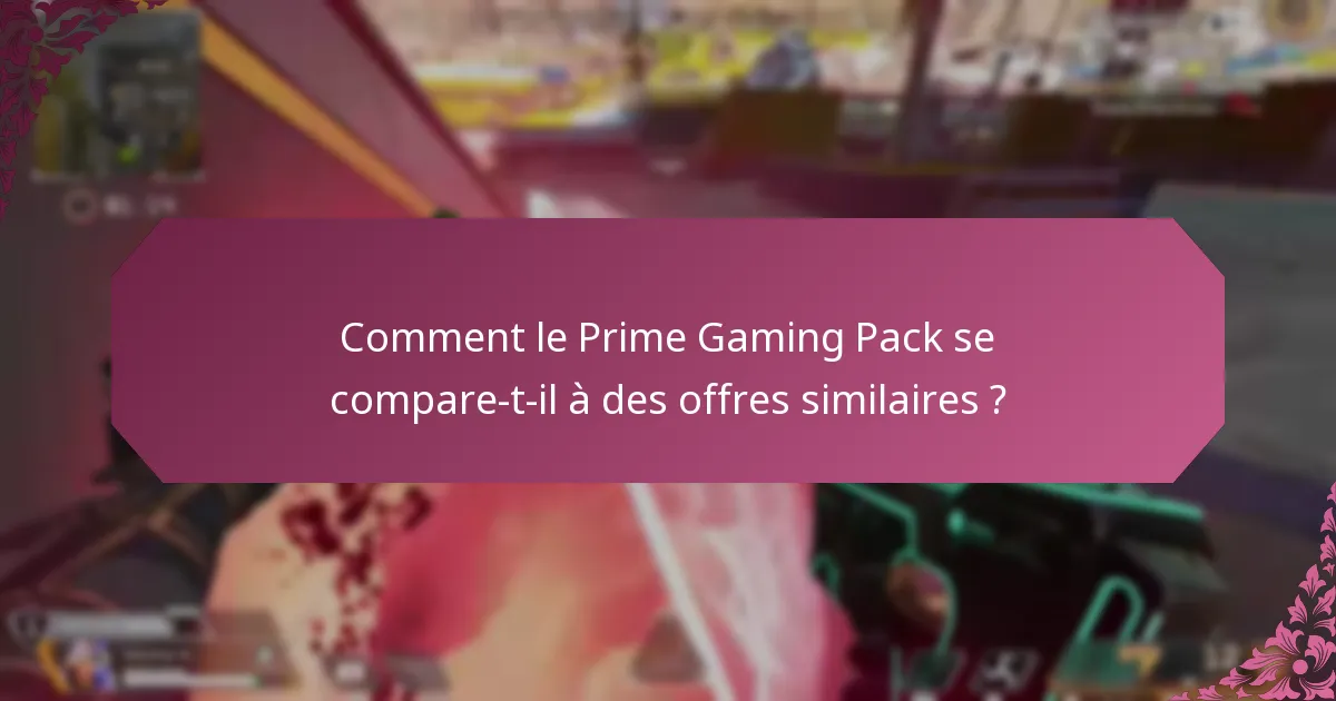 Que disent les utilisateurs de leurs expériences avec le Prime Gaming Pack ?