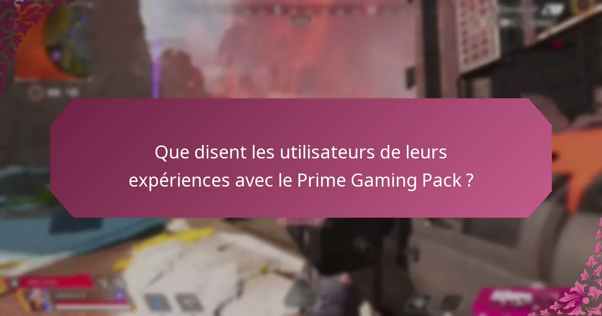 Comment le Prime Gaming Pack se compare-t-il à des offres similaires ?
