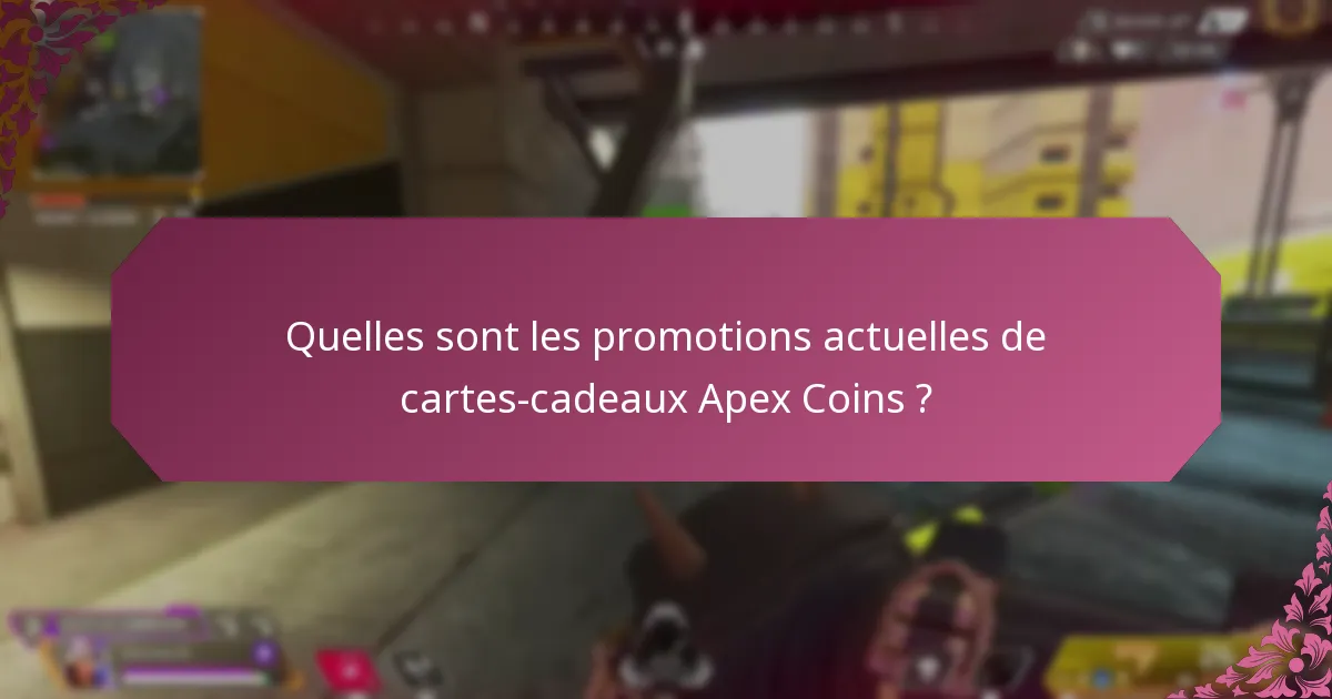 Quels événements spéciaux offrent des promotions de cartes-cadeaux Apex Coins ?